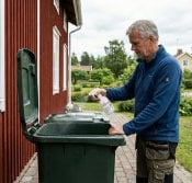 Lugtfjerner affaldsbeholder