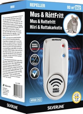 Silverline® muse- og rotteskræmmer MR80 DG2