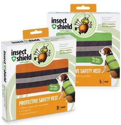 Insect Shield® refleksvest til hund (S/M)